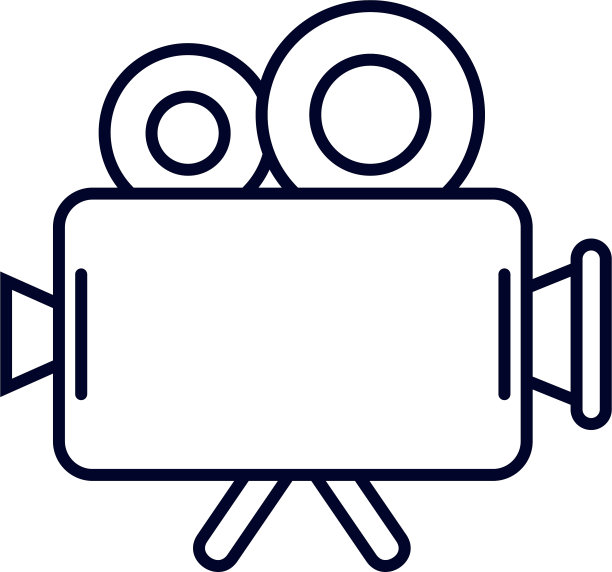 视频摄像机图标logo模板创意电影图片下载