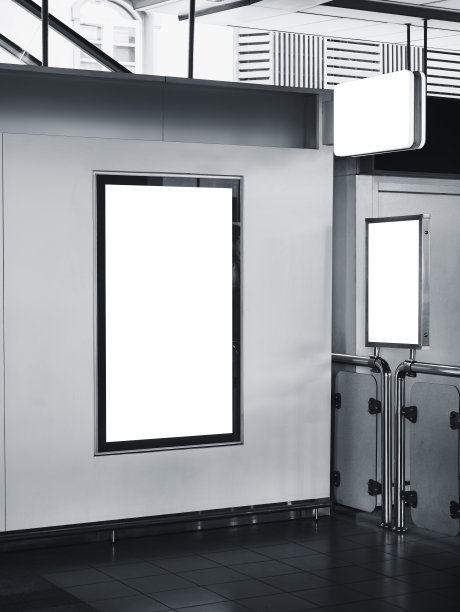 模拟横幅标志灯箱海报模板媒体广告图片下载