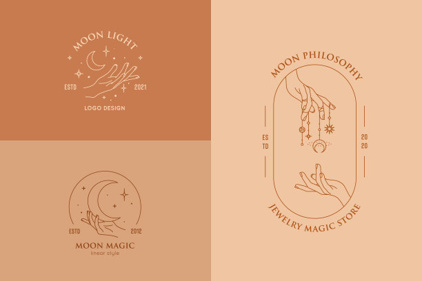 手势设置标志设计模板图片下载