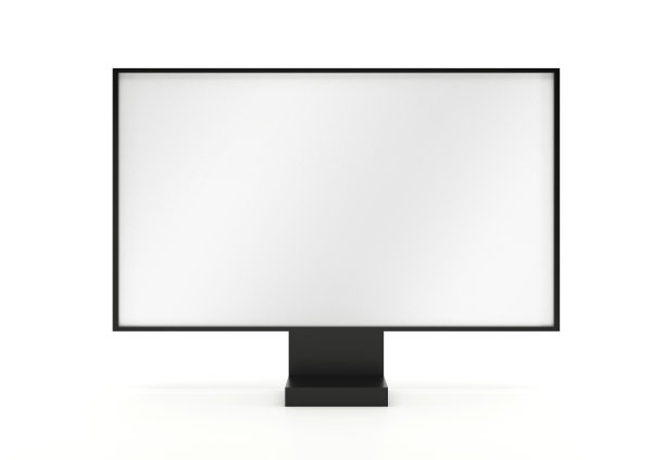 白色背景上的空广告牌图片下载