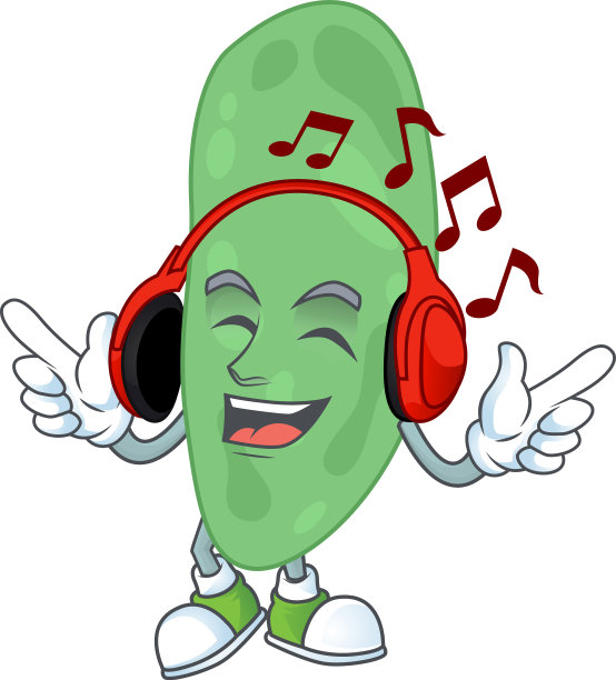 嗜热者在听音乐图片下载