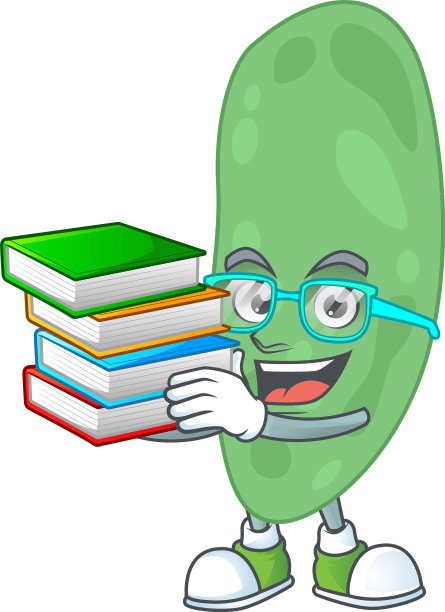 一个有书的吉祥物，嗜热的学生图片下载