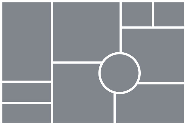 照片拼贴模板情绪板马赛克图片图片下载
