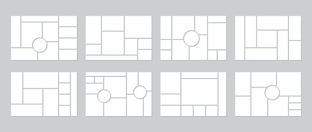 照片拼贴模板情绪板马赛克图片图片下载