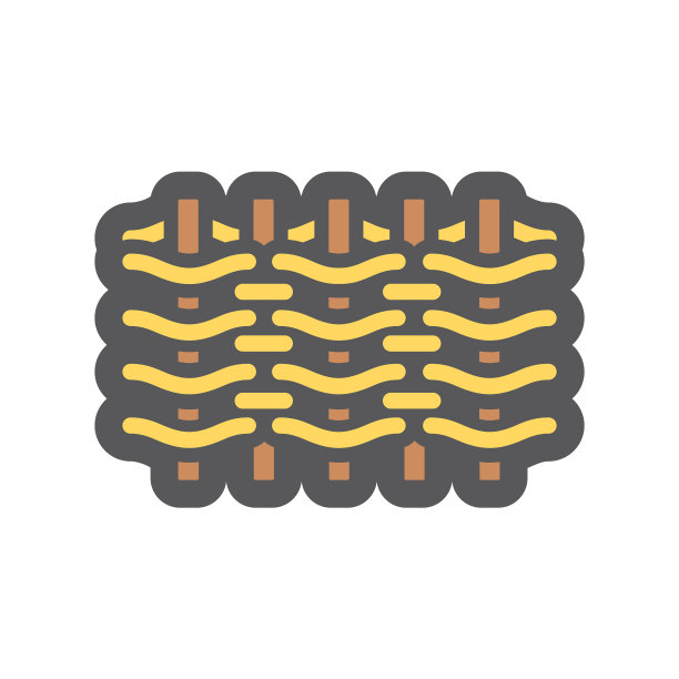 柳条老篱笆图标卡通图片下载