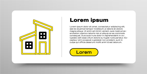 线屋图标孤立在白色背景上的家图片下载