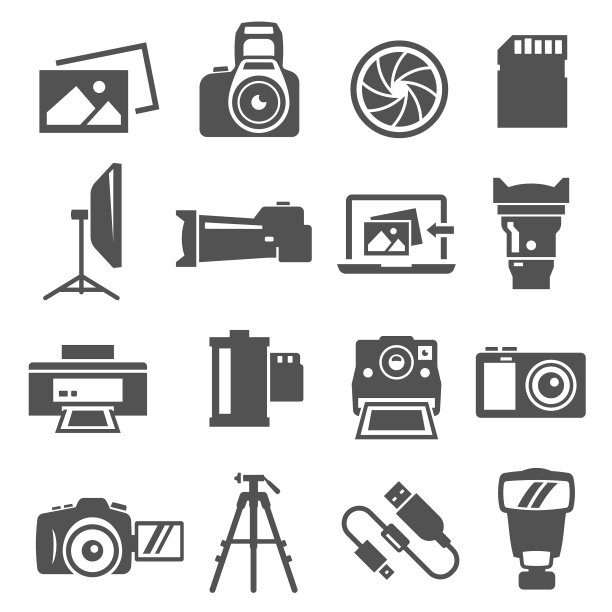 摄影器材相机配件大胆黑色图片下载