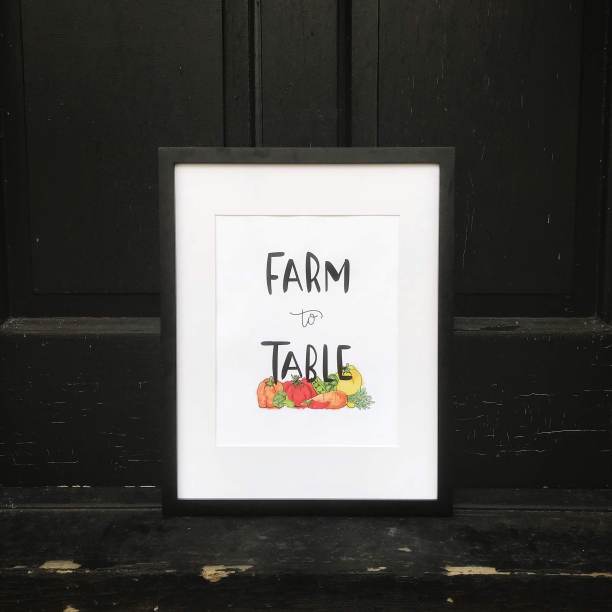 从农场到餐桌的印刷图片下载