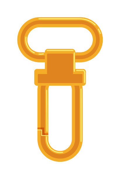 技术爪式扣环隔离在白色上图片下载