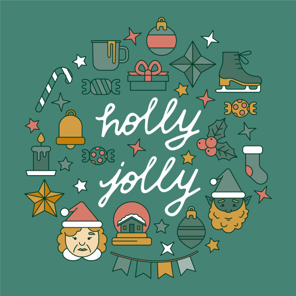 圣诞系列设计元素新颖图片下载