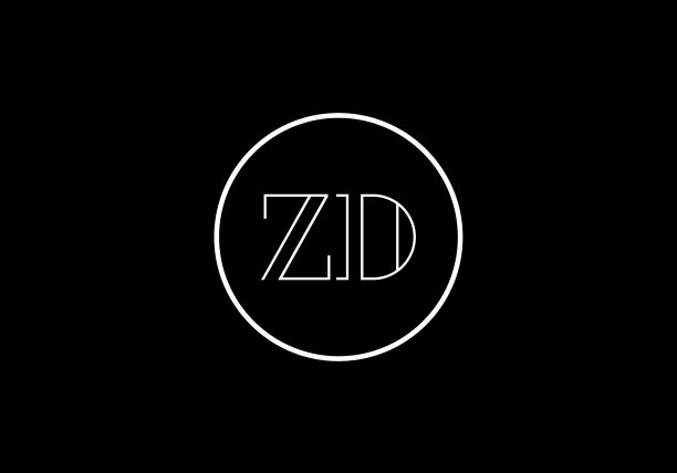 首字母z d标志设计模板图片下载