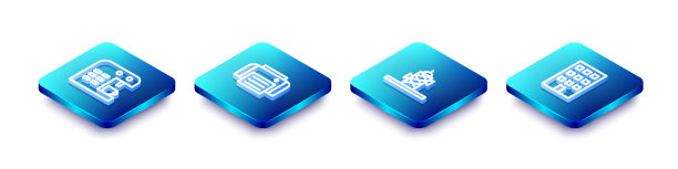 设置咖啡机等距线打印机图片下载