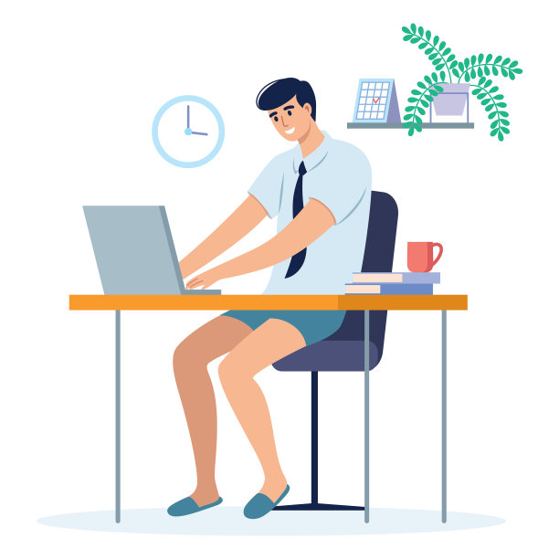 自由职业者在家工作图片下载