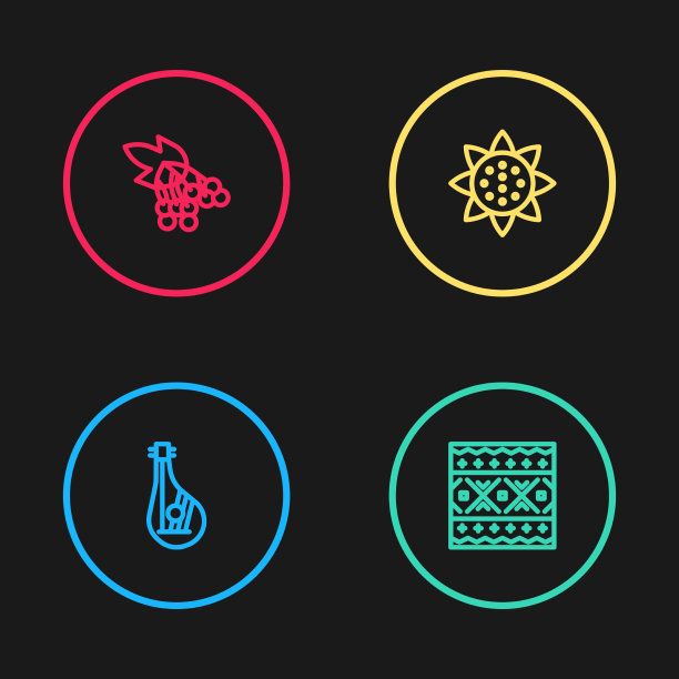 班杜拉设乌克兰民族格局线图片下载