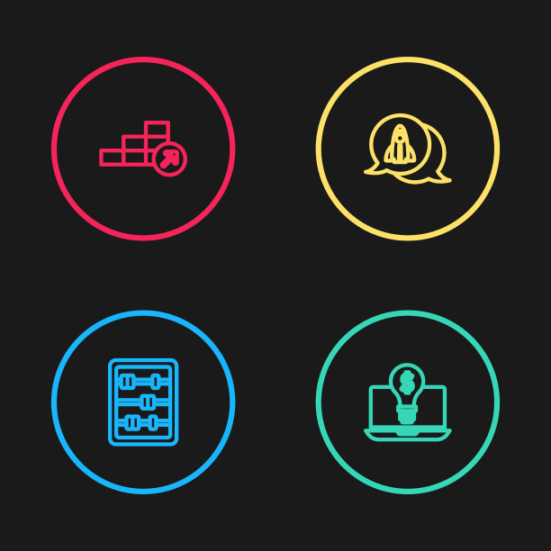 在笔记本电脑上设置珠算灯泡和美元图片下载