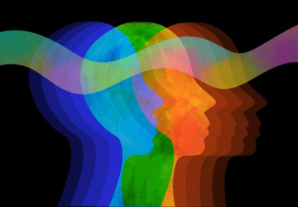 图形插图，移情，心灵感应。平等图片下载