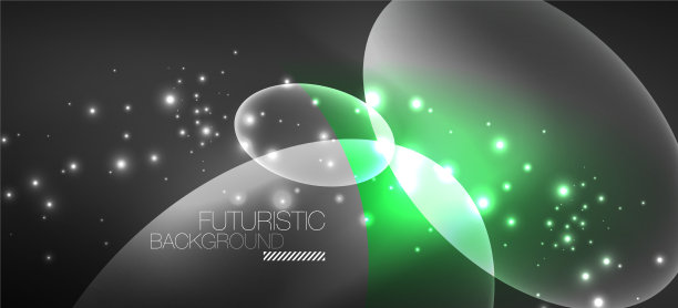 霓虹椭圆抽象背景闪亮明亮图片下载