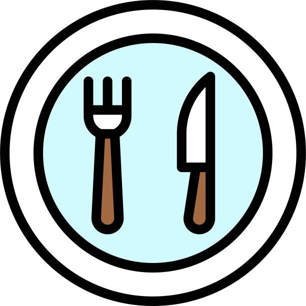 餐具图标，超市和购物中心相关矢量图片下载