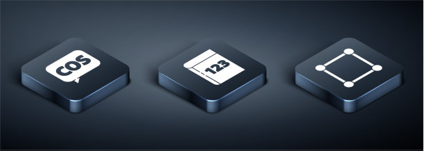 集等距数学函数余弦图片下载