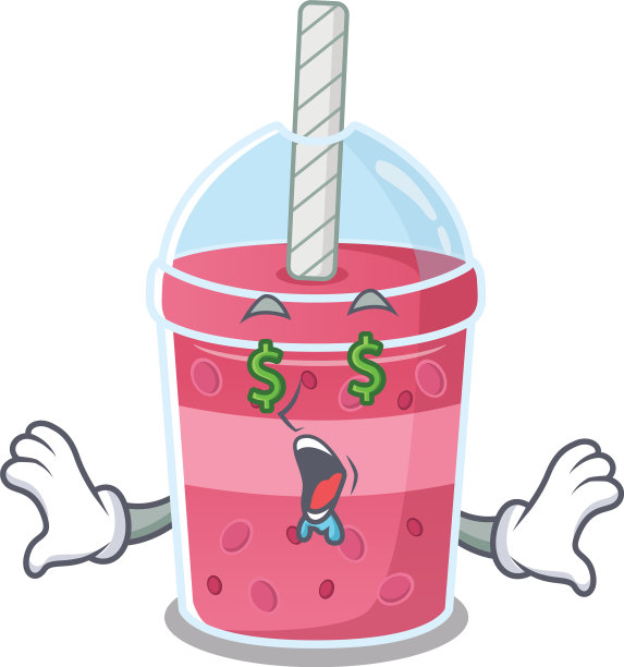 丰富的草莓卡通人物设计图片下载