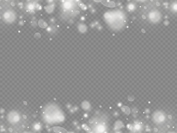 闪光魔术粉尘颗粒散景光效果。图片下载