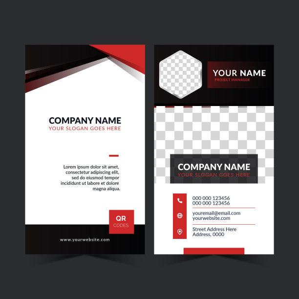 顶视图名片设计与照片图片下载