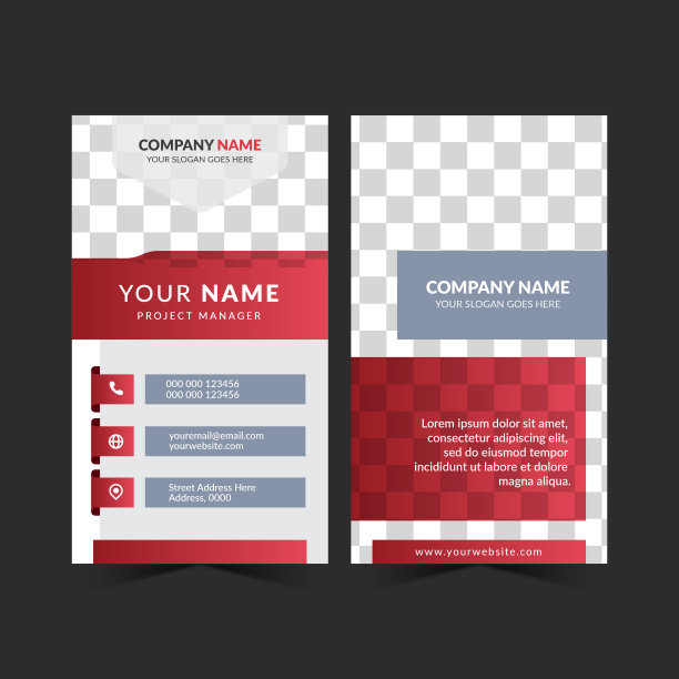 模板名片设计与照片图片下载