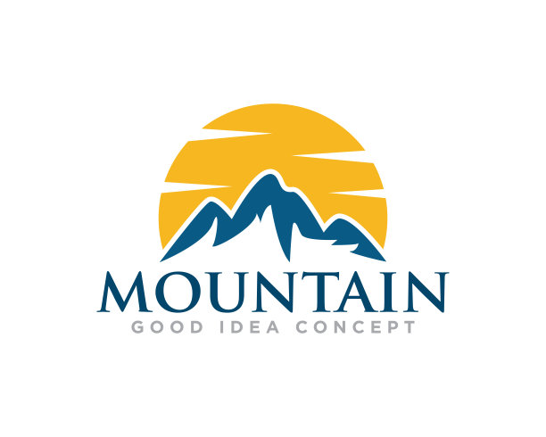 山标志图标设计矢量图片下载
