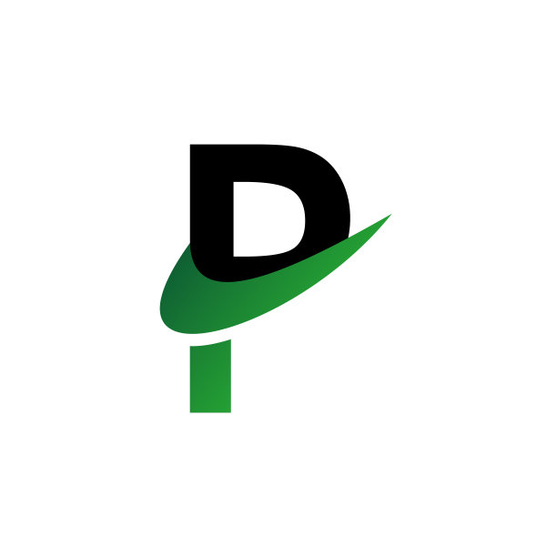 插图向量图形的P字母与航空概念图片下载