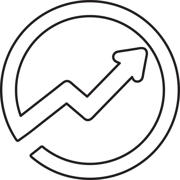 趋势图标标志设计图片下载