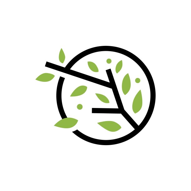 树枝叶子矢量图标插图图片下载