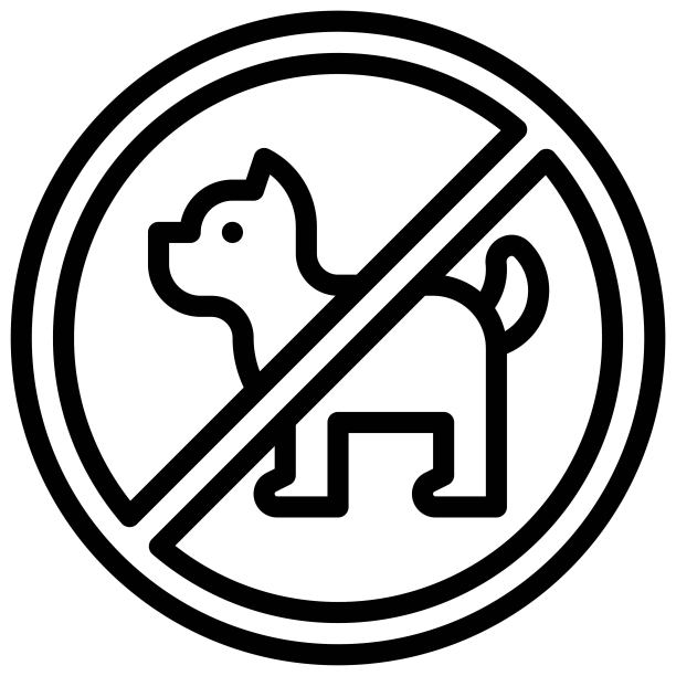 禁止宠物的标志图标，超市和购物中心相关矢量图片下载