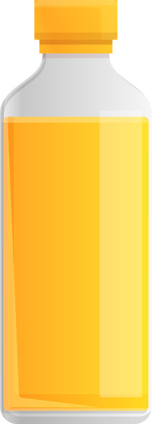 油菜籽塑料瓶图标卡通风格图片下载