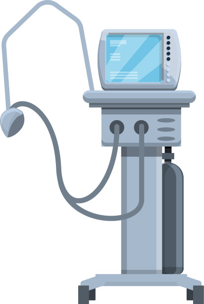 呼吸机医疗机器图标图片下载