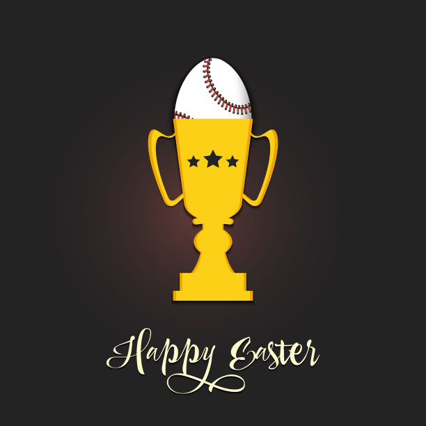 蛋形的棒球，放在高脚杯里图片下载