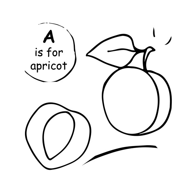 全半杏矢量插图图片下载