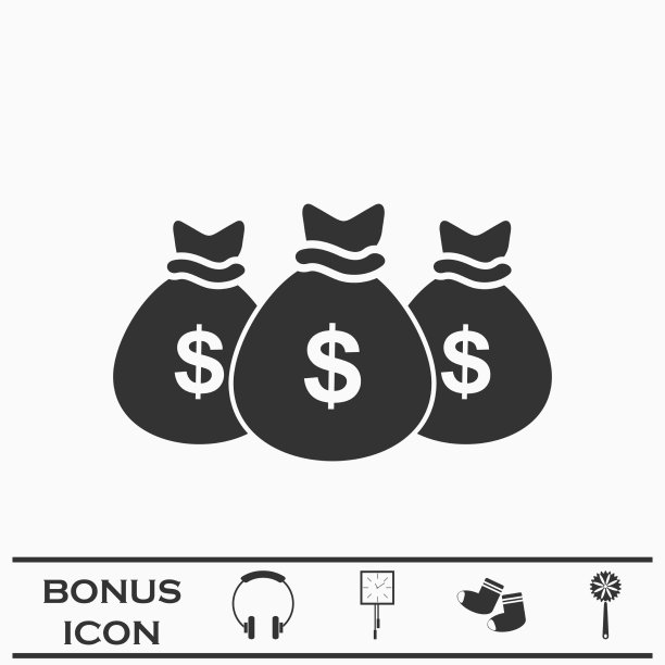 钱袋图标扁平图片下载