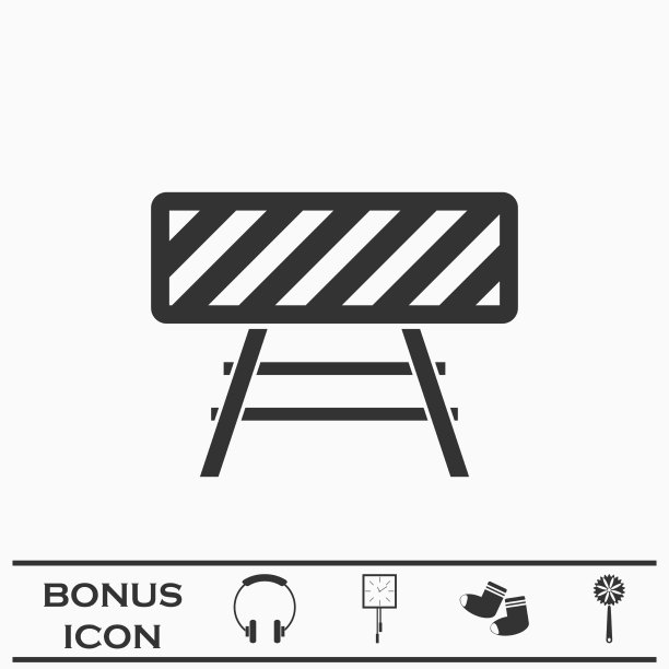 道路障碍标志单位图片下载