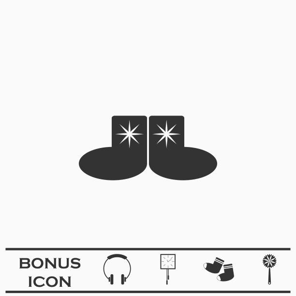 袜子图标平图片下载