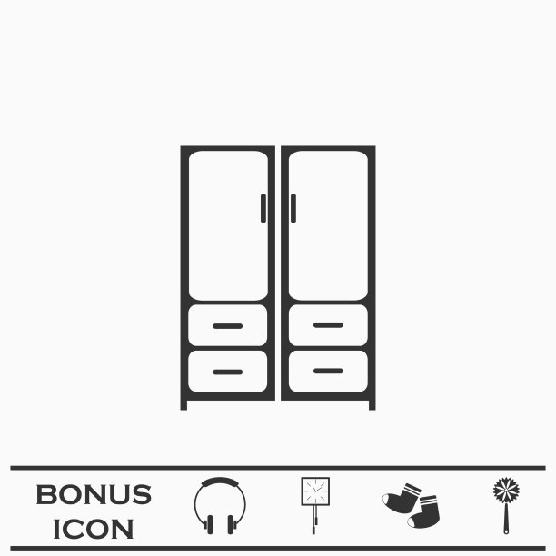 橱柜图标平图片下载