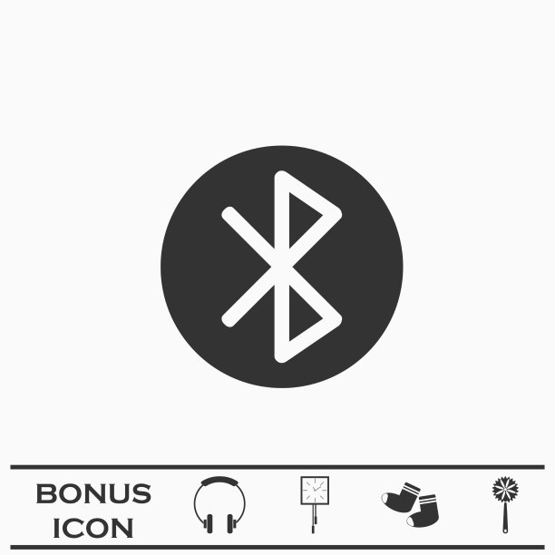 蓝牙图标平图片下载