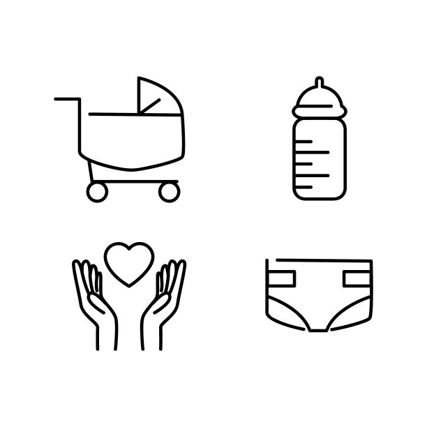 设置线性白标设计隔离在白色图片下载