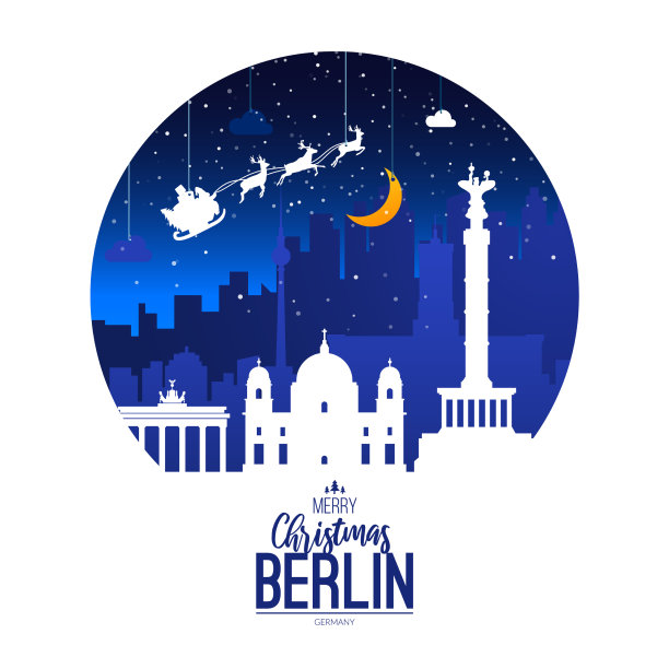 德国柏林圣诞假期背景图片下载
