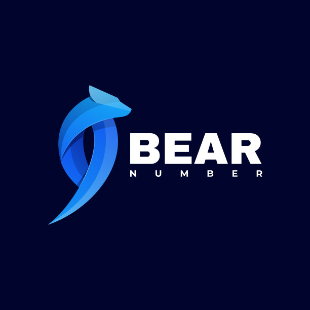 标志bear渐变色彩风格图片下载