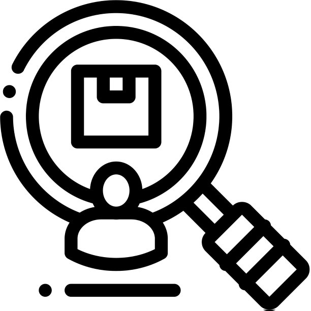 购买黑色商品研究产品图标图片下载