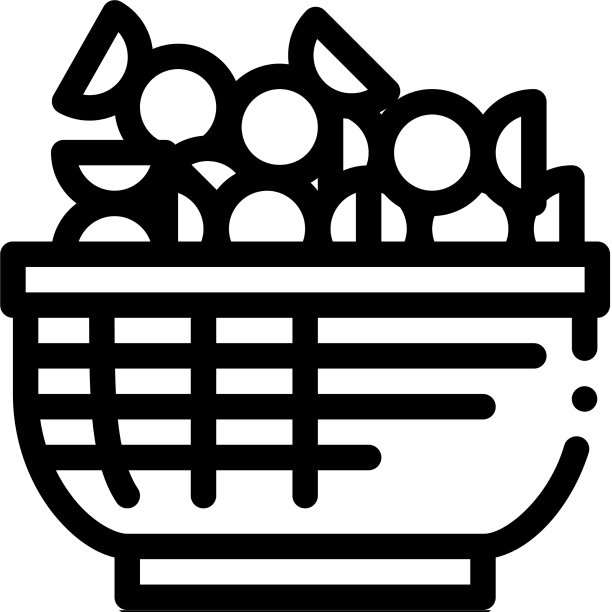 客户糖果黑色图标图片下载