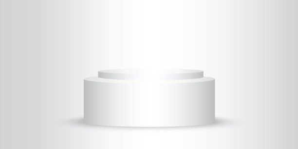 3d模板与白色讲台上的浅色背景。获奖产品展示。股票的形象。矢量插图。每股收益10。图片下载