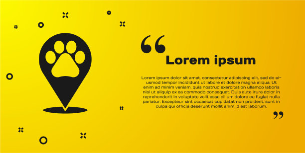 黑色地图指针与兽药图片下载