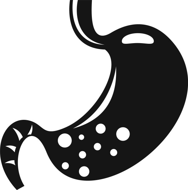 胃麻疹图标简约风格图片下载