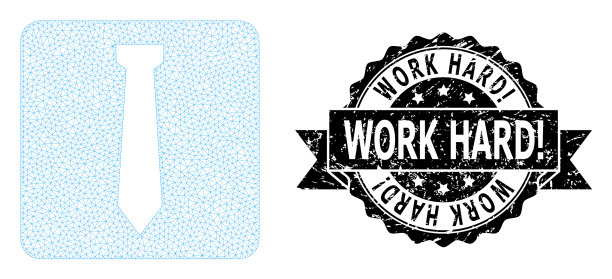 遇事努力惊叹号缎带邮票和图片下载